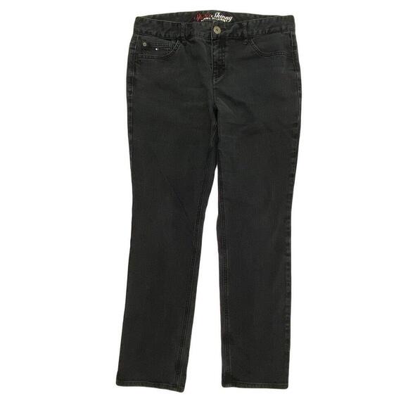 Tommy Hilfiger Spirit Skinny Women's size 12 Dark Wash Black Denim Jeans - Picture 1 of 5
